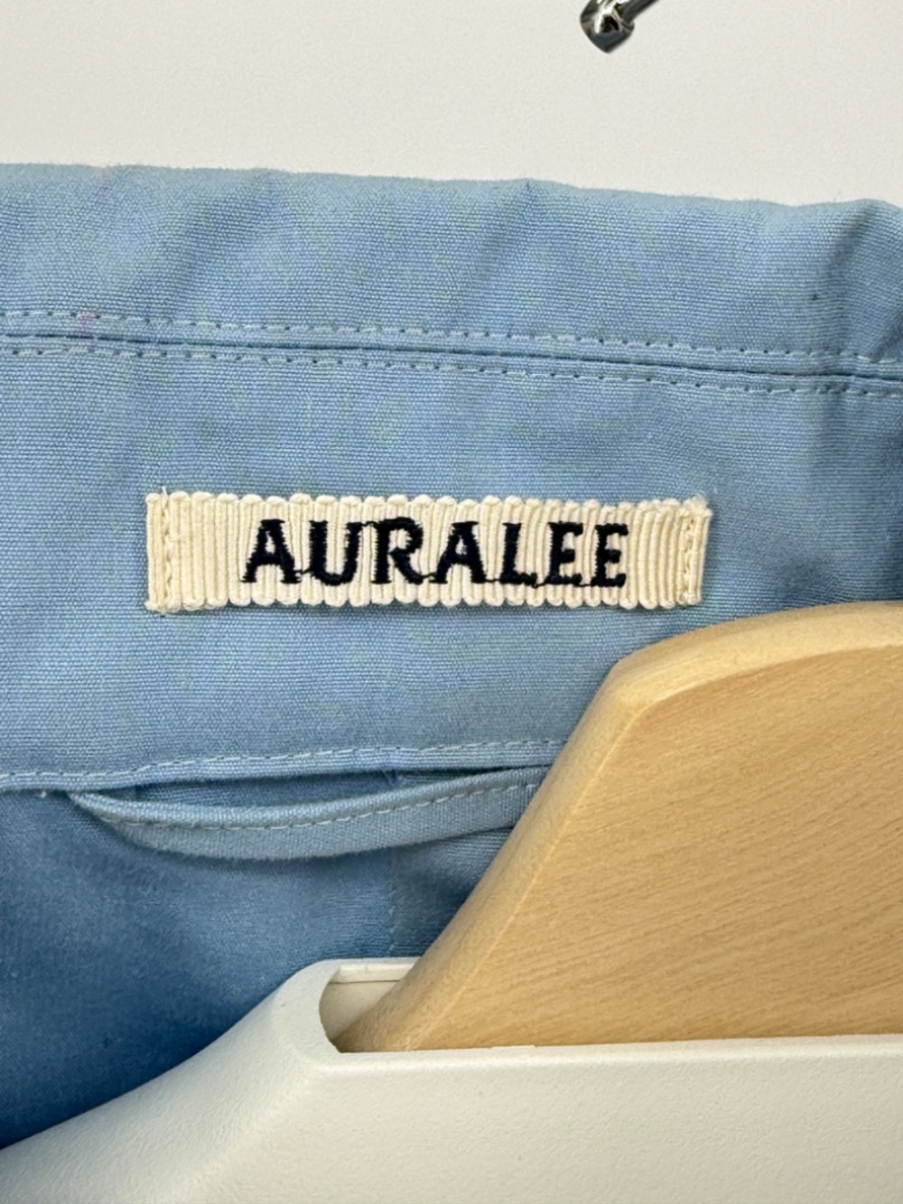 Auralee Gabardine Belted Overcoat - Picture 3 of 4